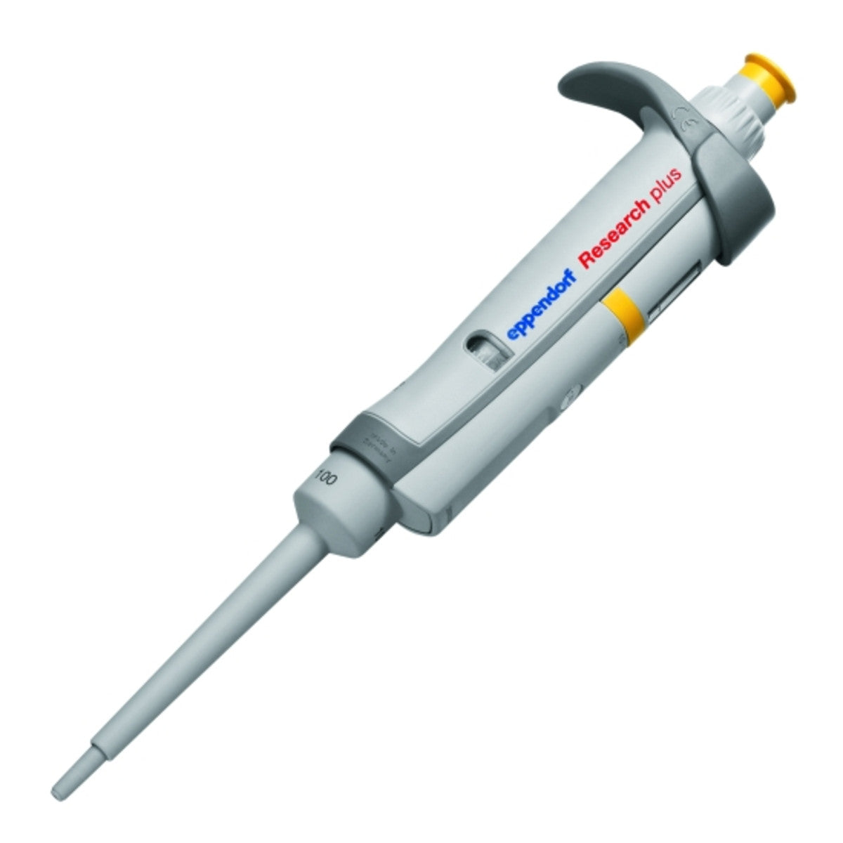 EPPENDORF. 3123000047. Research¨ plus Single Channel Pipette, Adjustable Volume 10 to 100µL