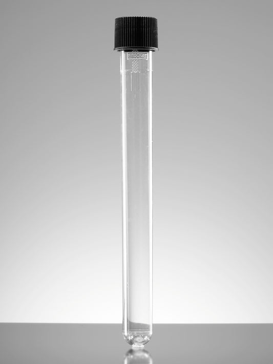 FALCON.19mL Round Bottom Polystyrene Test Tube, with Screw Cap